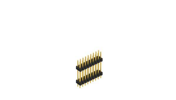 Fischer Elektronik Stiftleiste (Standard) Anzahl Reihen: 2 10057309 10St.