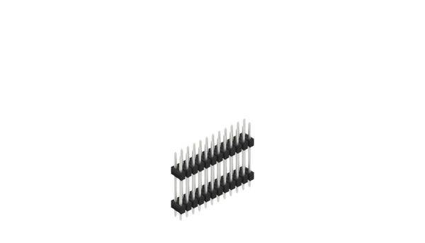 Fischer Elektronik Stiftleiste (Standard) Anzahl Reihen: 2 10057317 10St.