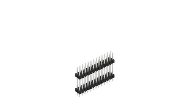 Fischer Elektronik Stiftleiste (Standard) Anzahl Reihen: 2 10057319 10St.