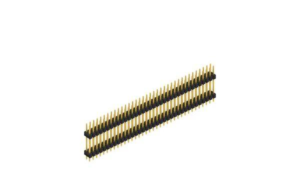 Fischer Elektronik Stiftleiste (Standard) Anzahl Reihen: 2 10057340 10St.