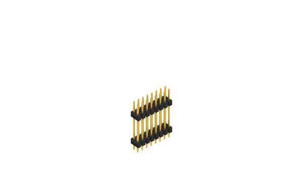 Fischer Elektronik Stiftleiste (Standard) Anzahl Reihen: 2 10057360 10St.