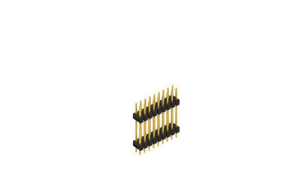 Fischer Elektronik Stiftleiste (Standard) Anzahl Reihen: 2 10057363 10St.