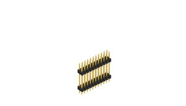 Fischer Elektronik Stiftleiste (Standard) Anzahl Reihen: 2 10057369 10St.