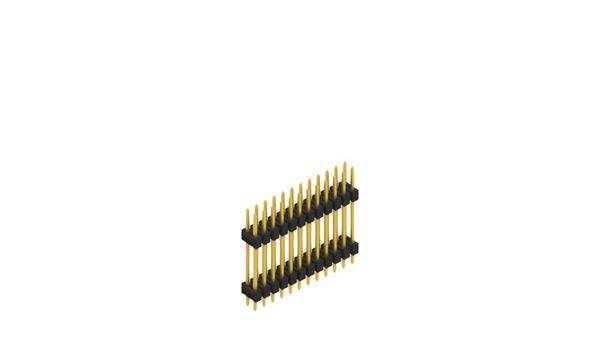 Fischer Elektronik Stiftleiste (Standard) Anzahl Reihen: 2 10057371 10St.