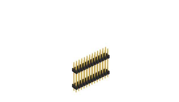 Fischer Elektronik Stiftleiste (Standard) Anzahl Reihen: 2 10057374 10St.