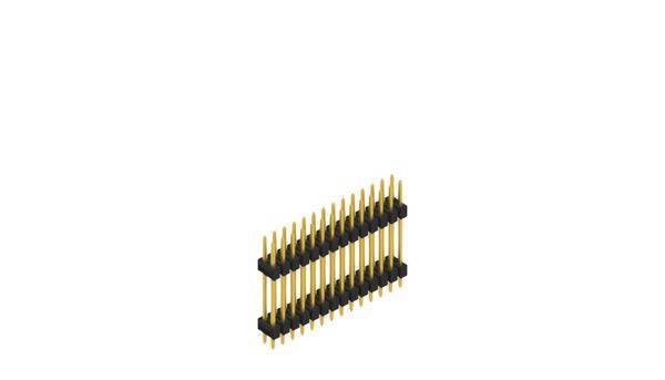 Fischer Elektronik Stiftleiste (Standard) Anzahl Reihen: 2 10057376 10St.