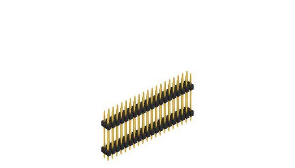 Fischer Elektronik Stiftleiste (Standard) Anzahl Reihen: 2 10057389 10St.