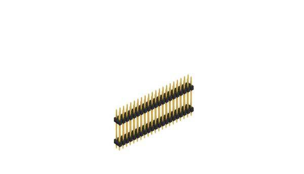 Fischer Elektronik Stiftleiste (Standard) Anzahl Reihen: 2 10164349 10St.