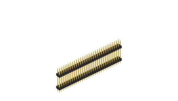 Fischer Elektronik Stiftleiste (Standard) Anzahl Reihen: 2 10057401 10St.