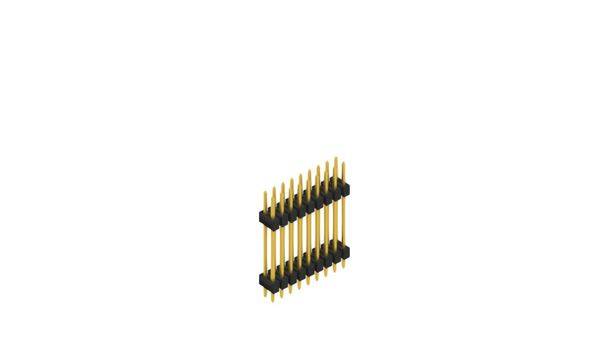 Fischer Elektronik Stiftleiste (Standard) Anzahl Reihen: 2 10057431 10St.
