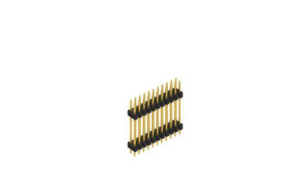 Fischer Elektronik Stiftleiste (Standard) Anzahl Reihen: 2 10057437 10St.