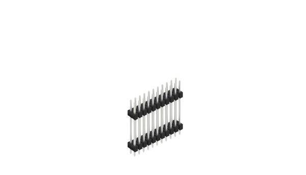 Fischer Elektronik Stiftleiste (Standard) Anzahl Reihen: 2 10057438 10St.