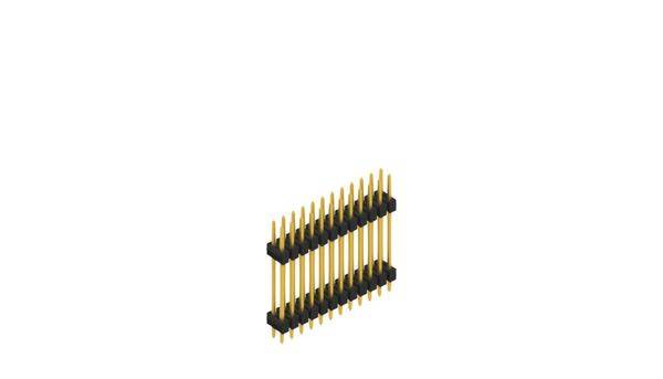 Fischer Elektronik Stiftleiste (Standard) Anzahl Reihen: 2 10057439 10St.