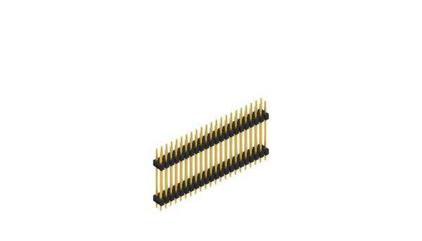 Fischer Elektronik Stiftleiste (Standard) Anzahl Reihen: 2 10057458 10St.