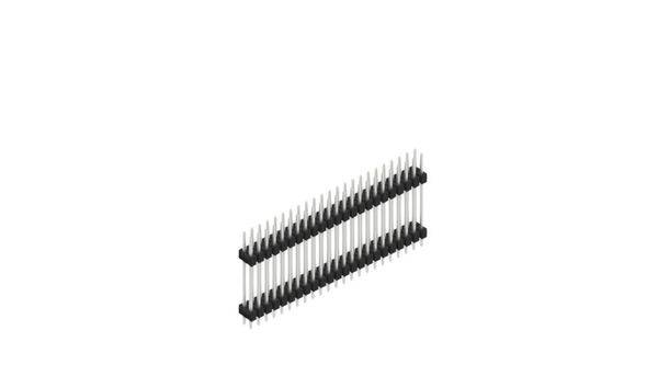 Fischer Elektronik Stiftleiste (Standard) Anzahl Reihen: 2 10147597 10St.