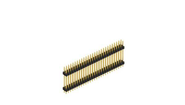 Fischer Elektronik Stiftleiste (Standard) Anzahl Reihen: 2 10151961 10St.