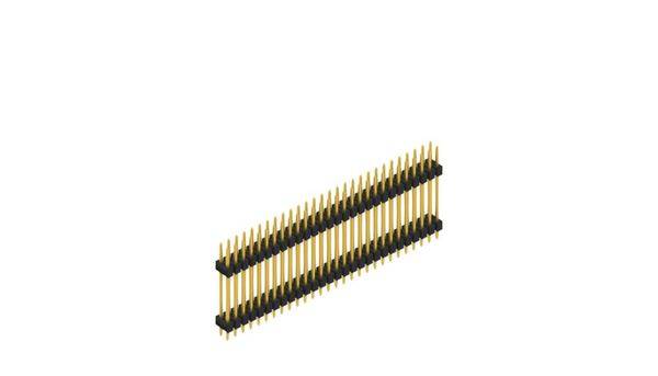 Fischer Elektronik Stiftleiste (Standard) Anzahl Reihen: 2 10057465 10St.