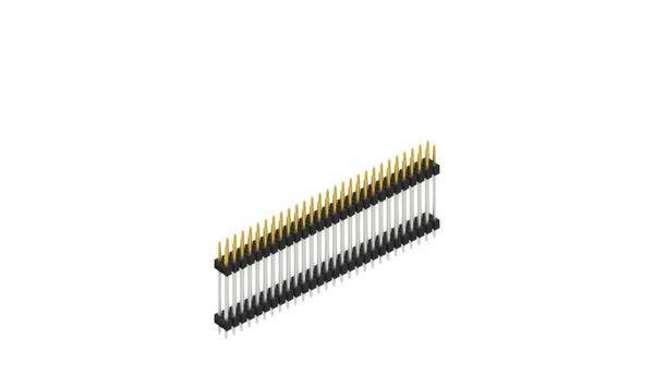 Fischer Elektronik Stiftleiste (Standard) Anzahl Reihen: 2 SL619756S 10St.