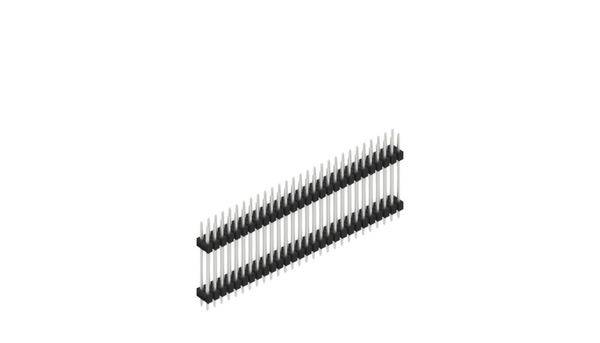 Fischer Elektronik Stiftleiste (Standard) Anzahl Reihen: 2 SL619756Z 10St.