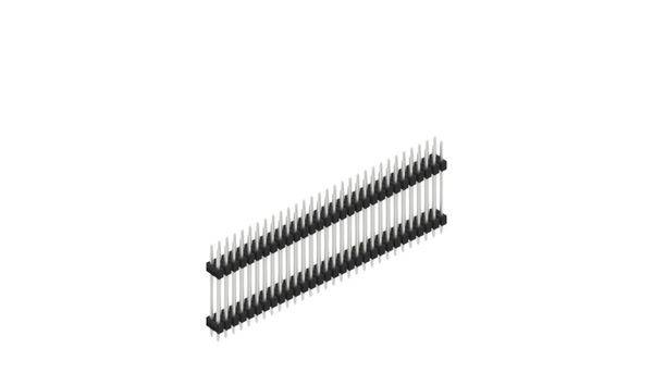Fischer Elektronik Stiftleiste (Standard) Anzahl Reihen: 2 10057467 10St.