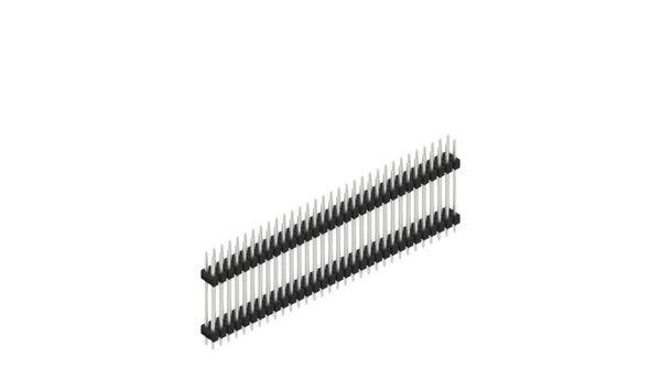 Fischer Elektronik Stiftleiste (Standard) Anzahl Reihen: 2 10057469 10St.