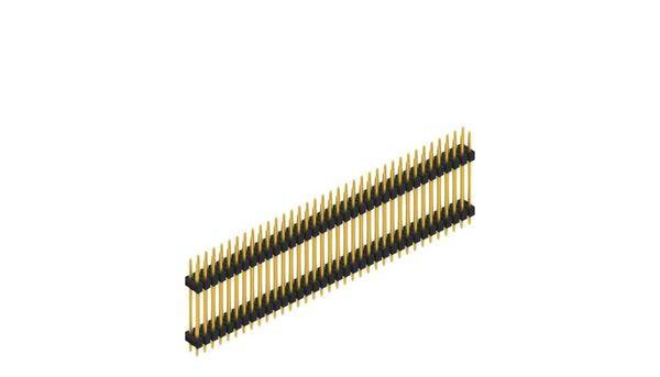 Fischer Elektronik Stiftleiste (Standard) Anzahl Reihen: 2 10057470 10St.