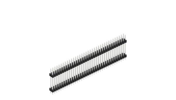 Fischer Elektronik Stiftleiste (Standard) Anzahl Reihen: 2 10057472 10St.