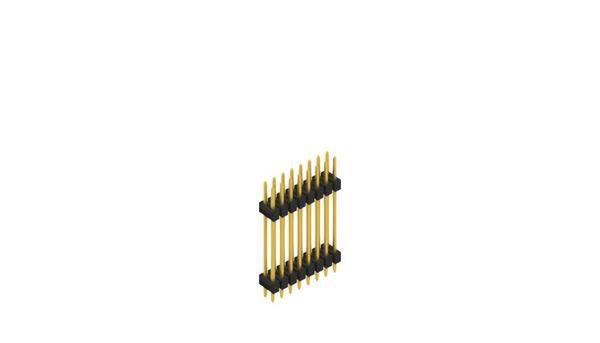 Fischer Elektronik Stiftleiste (Standard) Anzahl Reihen: 2 10057488 10St.