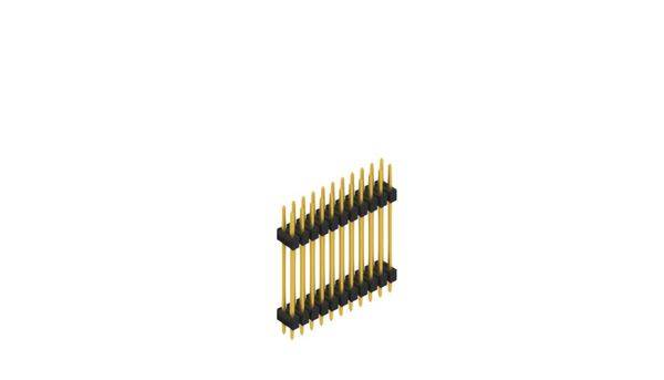 Fischer Elektronik Stiftleiste (Standard) Anzahl Reihen: 2 10057493 10St.