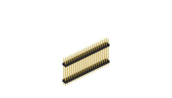 Fischer Elektronik Stiftleiste (Standard) Anzahl Reihen: 2 10057521 10St.