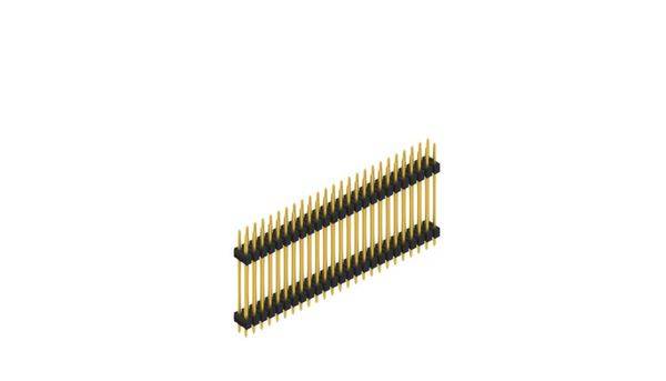 Fischer Elektronik Stiftleiste (Standard) Anzahl Reihen: 2 10057526 10St.