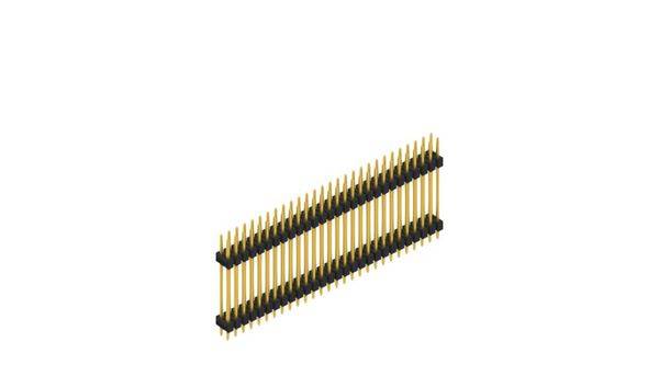 Fischer Elektronik Stiftleiste (Standard) Anzahl Reihen: 2 10080326 10St.