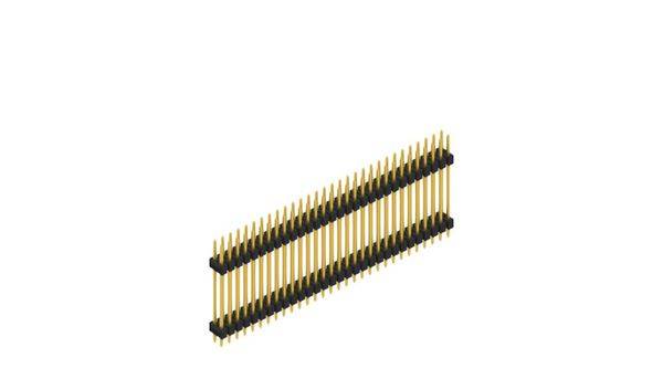Fischer Elektronik Stiftleiste (Standard) Anzahl Reihen: 2 SL622360G 10St.