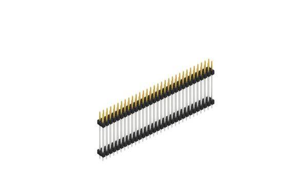 Fischer Elektronik Stiftleiste (Standard) Anzahl Reihen: 2 SL622362S 10St.
