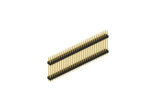 Fischer Elektronik Stiftleiste (Standard) Anzahl Reihen: 2 10057529 10St.