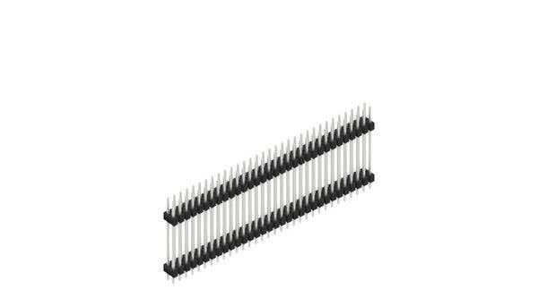 Fischer Elektronik Stiftleiste (Standard) Anzahl Reihen: 2 SL622364Z 10St.