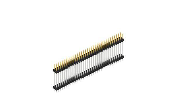 Fischer Elektronik Stiftleiste (Standard) Anzahl Reihen: 2 SL622366S 10St.