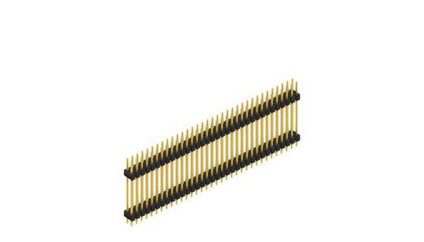 Fischer Elektronik Stiftleiste (Standard) Anzahl Reihen: 2 SL622368G 10St.