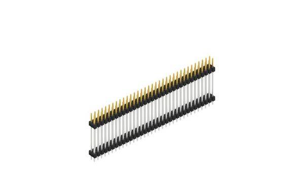 Fischer Elektronik Stiftleiste (Standard) Anzahl Reihen: 2 SL622368S 10St.