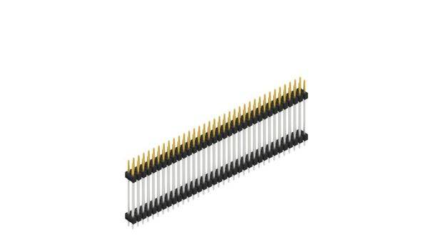 Fischer Elektronik Stiftleiste (Standard) Anzahl Reihen: 2 SL622370S 10St.