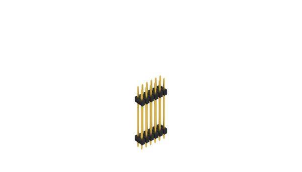 Fischer Elektronik Stiftleiste (Standard) Anzahl Reihen: 2 10057542 10St.