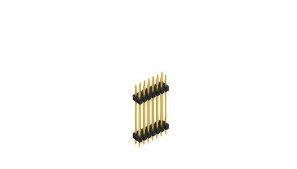 Fischer Elektronik Stiftleiste (Standard) Anzahl Reihen: 2 10057544 10St.