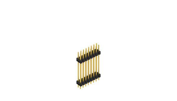 Fischer Elektronik Stiftleiste (Standard) Anzahl Reihen: 2 10057548 10St.
