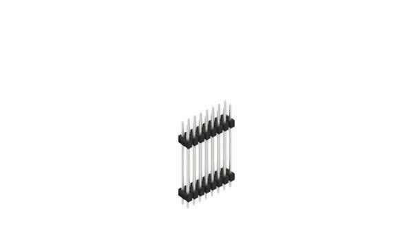 Fischer Elektronik Stiftleiste (Standard) Anzahl Reihen: 2 10057549 10St.