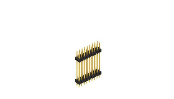 Fischer Elektronik Stiftleiste (Standard) Anzahl Reihen: 2 10057550 10St.