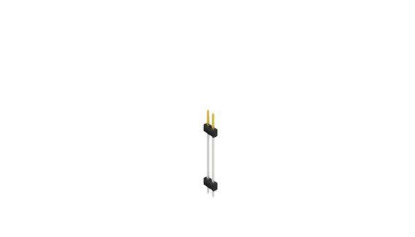 Fischer Elektronik Stiftleiste (Standard) Anzahl Reihen: 2 SL62372S 10St.