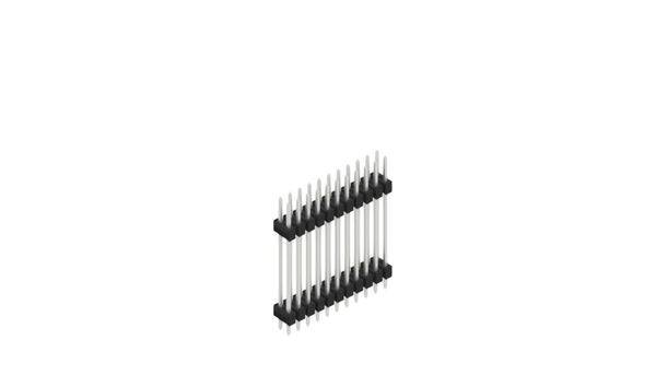 Fischer Elektronik Stiftleiste (Standard) Anzahl Reihen: 2 10057557 10St.
