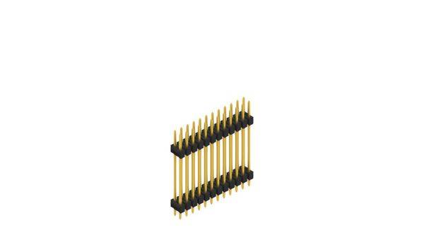 Fischer Elektronik Stiftleiste (Standard) Anzahl Reihen: 2 10057558 10St.