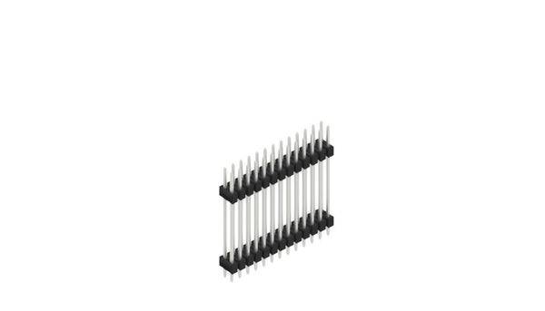 Fischer Elektronik Stiftleiste (Standard) Anzahl Reihen: 2 10057562 10St.