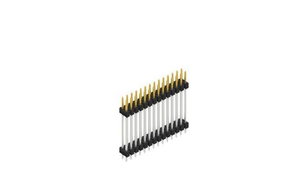 Fischer Elektronik Stiftleiste (Standard) Anzahl Reihen: 2 SL623728S 10St.